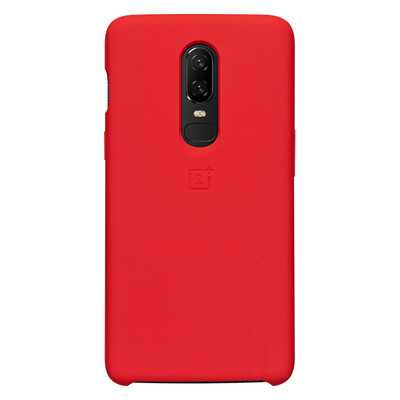 

One plus mobile phone 6 silicone protective case red