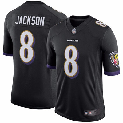 

Mens Baltimore Ravens Lamar Jackson Nike Purple 2018 NFL Draft First Round Pick 2 Game Jersey