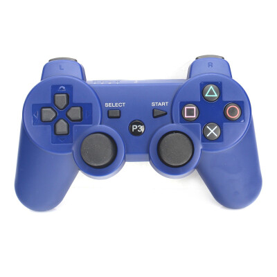 

Bluetooth Wireless Double shock Vibration Controller Console for PS3 Black Blue Hot