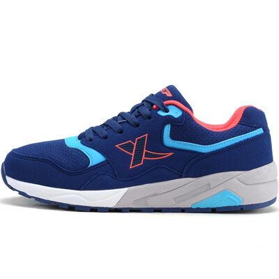 

(XTEP) couple sports shoes retro fashion shoes men's shoes 984119119527 gray blue 43 yards