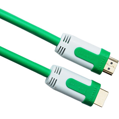

Fuji Kaibai cabos F02105 HDMI cable high-definition line version 14 3D computer connection TV data cable hdmi video cable 5 meters green