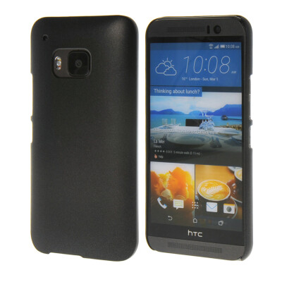 

MOONCASE Matte Hard Rubber Shell Back Protective Rubberized Case Cover for HTC One M9 Black