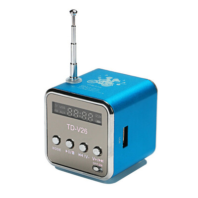 

TOPROAD Mini Portable Music Speaker TD-V26 Micro SD TF MP3 Player Support FM Radio USB Stereo Altavoz Speakers for Computer PC