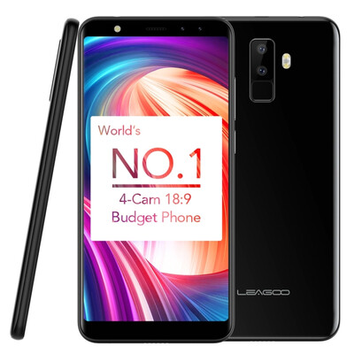 

LEAGOO M9 2GB 16GBDual Back Cameras Dual Front Cameras Fingerprint Identification 55 inch LEAGOO OS 30 Android 70 MTK6580A