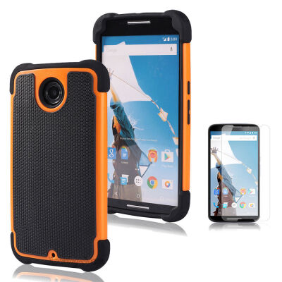 

MITI-Heavy Duty Impact Rugged Armor Protect Case Cover For Google Motorola Nexus 6