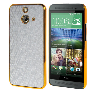 

MOONCASE Flash Flake Skin золото Chrome Hard Back чехол для Cover HTC One E8 серебро