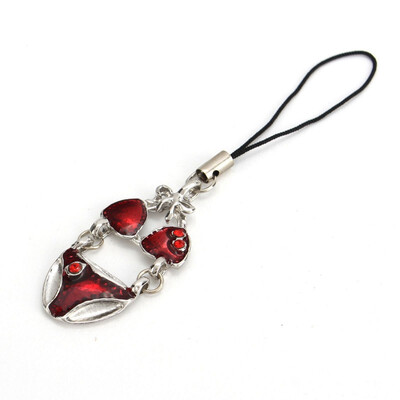 

Cute Red Bikini Pendent Moblie Phone Cell Phone Acessories 60160