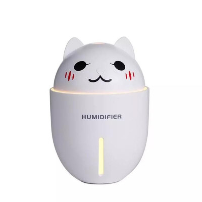 

3 in 1 Multi functional Portable Mini Humidifier Cute Cat Shape USB Ultrasonic Mist Air Humidifier Fragrance Diffuser