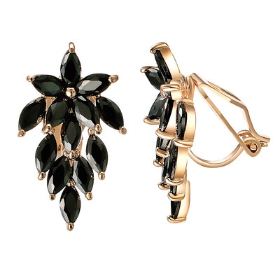 

Yoursfs Clip On Earrings with Round Austrian Crystals Rhinestones for Women Girls