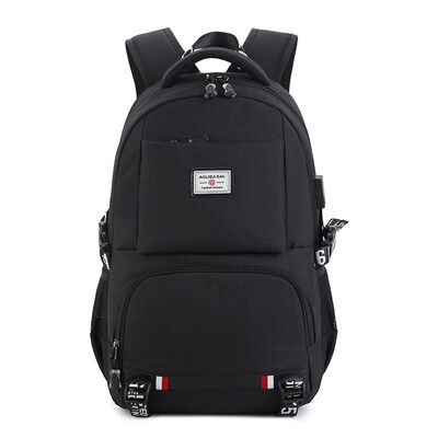 

Male USB Charging Backpack for Young Girls&Boys Travel Korean Student Bag Leisure Travel Large Capacity Computer Bag