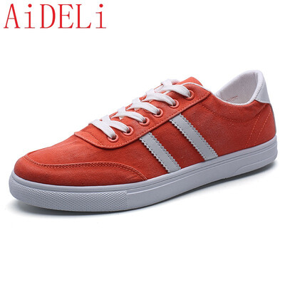 

AiDELi vintage canvas shoes with mens shoes breathable shoes wild casual shoes