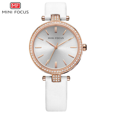 

MINI FOCUS Fashion Stainless Steel Strap Women Quartz Watch MF0039L