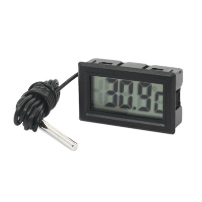 

UpperX Waterproof Temperature Mini Digital Thermometer Most Parts -50 to 70 Celsius Black