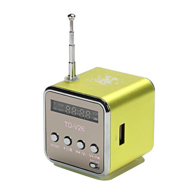 

TOPROAD Mini Portable Music Speaker TD-V26 Micro SD TF MP3 Player Support FM Radio USB Stereo Altavoz Speakers for Computer PC