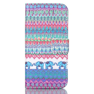 

MITI colorful painting design case drawing case for iphone 6 plus Soft inner holder stand flip cover for iPhone6 capa funda