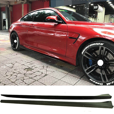 

3-D Style Carbon fiber 2Door Side skirts 2Pcs Fit For BMW F12 F13 -Sport M6 Coupe