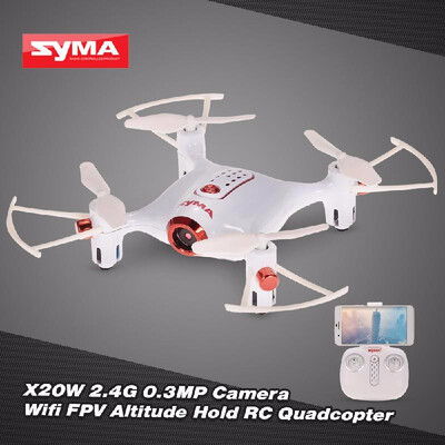 

Original SYMA X20W 24G 03MP Camera Wifi FPV Altitude Hold RC Quadcopter