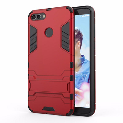 

Shockproof Hard Phone Case for Huawei Y9 2018 FLA-LX1 FLA-LX2 FLA-LX3 FLA-AL20 FLA-AL00 FLA-LA10 Combo Armor Case Back Cover