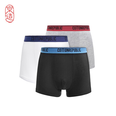 

JZAO Mens underwear Modal cotton Boxer underwear for men