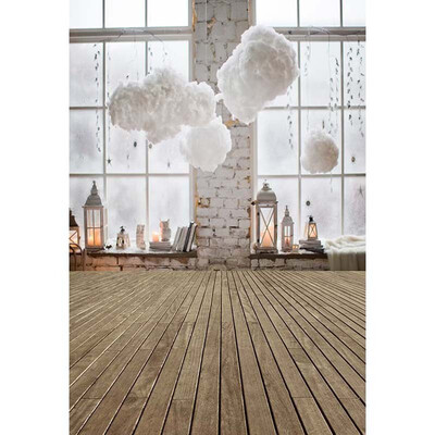 

Cotton Cloud Photo Backdrop 57FT Vinyl Fabric Cloth Digital Printing Photo Background -3194