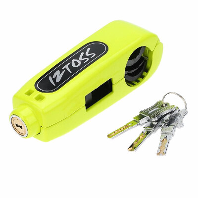 

IZTOSS Motorcycle Handlebar Throttle Grip Lock Security Anti-theft Green HQ G6S1