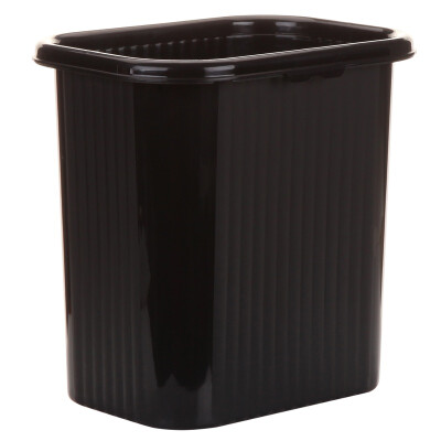 

Ailaiya (ailaiya) square crimping plastic trash cans black LF1327