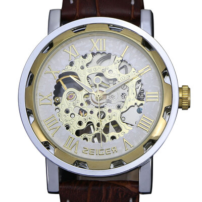 

Zeiger Men's Mechanical / Quartz Watch - leather / nylon canvas strap - Several models - Fashion Luxury Design Business