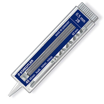 

Staedtler 25505-2B lead automatic pencil lead 40 packs 1 case 05mm
