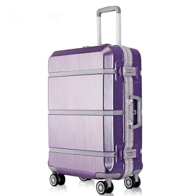 

202428 inch spinner ABS PC PU splice rolling luggage bag hardside cabin trolley suitcase case Aluminum frame brushed travel box