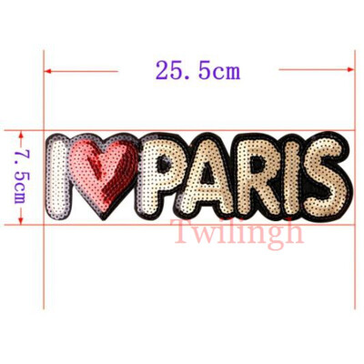 

twilingh Patches Sewing Iron-On Accessories Patchworks Magic Mirror Embroidered Sequined Patches For Clothing