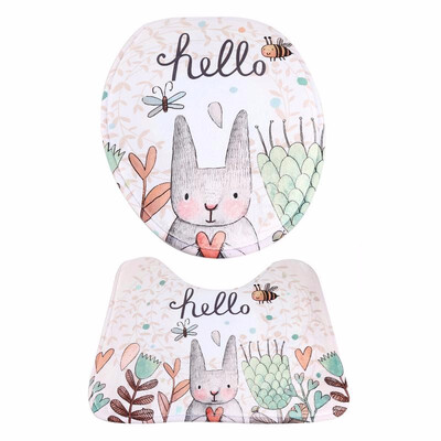

2 PCS Toilet Seat Decoration Pad