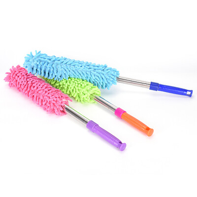 

Practical telescopic extendable Duster of microfiber brush of cleaning of dust of the dirt tool