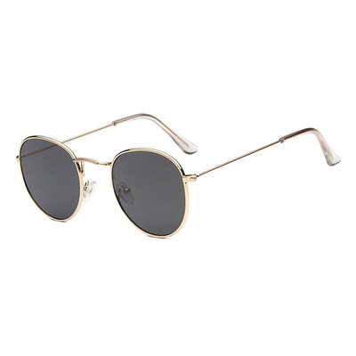 

Металлические круглые солнцезащитные очки Designer Wrap Oval Goggle Декоративные модные популярные Круглые солнцезащитные очки с отражающими очками Adumbral