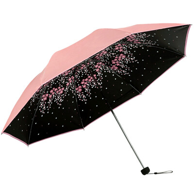 

Paradise umbrella full shading UPF50 discoloration flash vinyl 30 off umbrella 31851E cherry powder