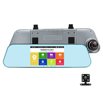

NEW car HD DVR 1080P 5" IPS Touch Screen Dual LES camera Car Dash Camera With Parking ADAS Night Vision