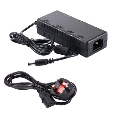 

COOLM AC DC 12V 7A Power adapter Supply 84W Charger 55mm x 25mm US AU EU UK Cable Cord High Quality with New IC Chip