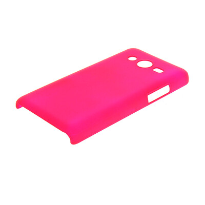 

MOONCASE Hard Rubberized Rubber Coating Devise Back ЧЕХОЛ ДЛЯ Samsung Galaxy Core II 2 G355H Hot pink