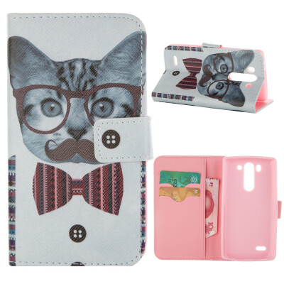 

MOONCASE Case for LG G3 Mini Flip Leather Wallet Card Slot Foldable Stand Feature Case Cover [Pattern series] /a10