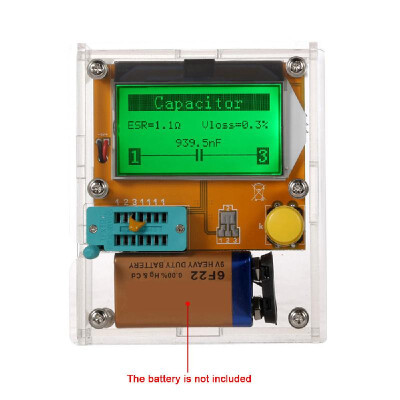 

Transistor Tester Diode Triode Capacitance ESR Meter MOSPNPNPN LCR 9QY0 K8U0H0I0