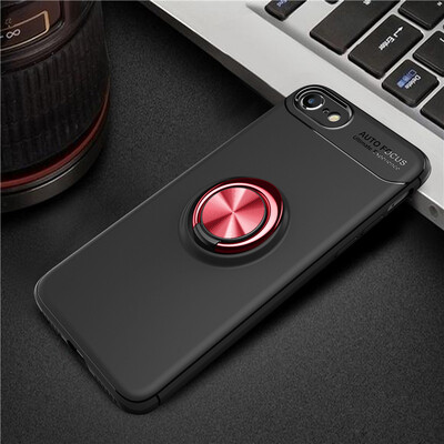

Iphone 78 Luxury Metal Ring Magnetic Bracket Shockproof Cooling TPU Phone Case