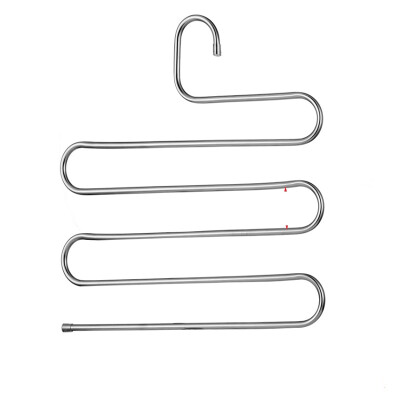

Cntomlv Trousers Hanger Magic pants Clothes Closet Belt Holder Rack bathroom room kitchen shelf organizer&storage accessories