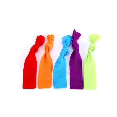 

супер - блестящий мягкой раза по сравнению с эластичным резинку для волос волосы аксессуар 5 в 1 комплект красочные