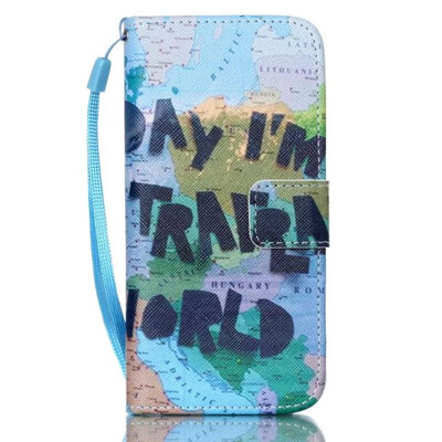 

MITI Book Flip Cloth Skin Leather Case For iPhone 6S Plus 5.5 Fashion Print Color Full Protective Accessories Cover i6 plus 5.5"