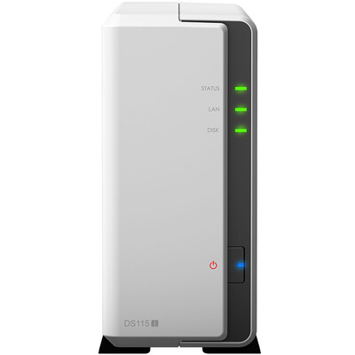 

сервер классического сингла отсеков NAS сетевого хранилища Synology (Synology) DS115j (без внутреннего жесткого диска)