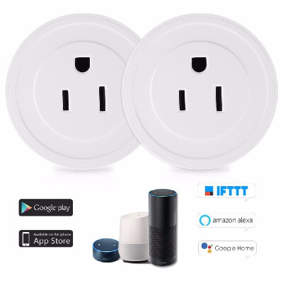 

Wi-Fi Wireless Mini Smart Outlet Plug WIFI Socket Charging Adapter Smart Home Plug Remote Control Via Phone App Smart Timer Compa