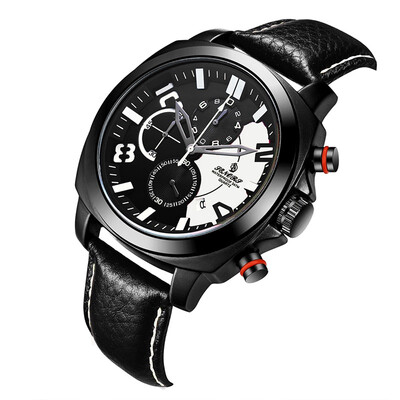 

Men Leather Watches Business Fashion Daily life Waterproof watches