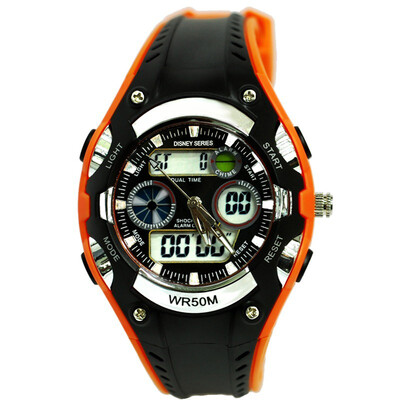 

Disney (DISNEY) watch multi-purpose waterproof orange small sports series electronic children's watches ELA-023-2