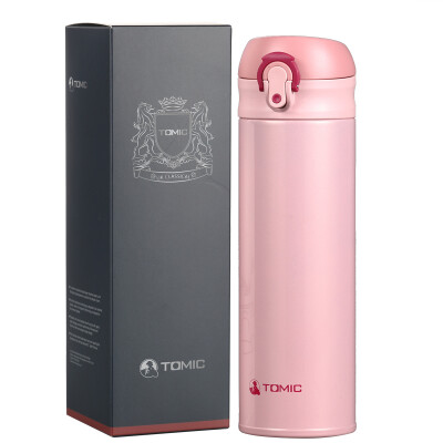 

TOMIC insulation cup male imports stainless steel water cups ladies cold travel cup KB105 pink