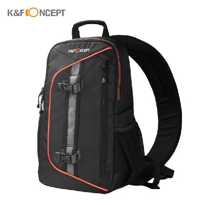 

K F CONCEPT Digital DSLR Camera Bag Backpack Case Travel Sling Shoulder Bag Shockproof Waterproof with Lens Cleaning Set for Outd