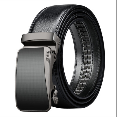 

Extreme JEVI Mens Belt Mens Business Mens Belts Exquisite Fashion Leather Mens Pants Black JWYD-20180603 Size Random Delivery